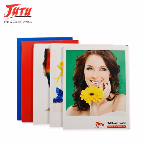 Jutu 1220 x 2440 mm weiße PVC-Schaumstoffplatte, Celuka-Schaumstoffplatte, Hartschaumplatte